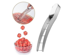 Cortador de sandía, cuchillo para sandía rápido y seguro, cortador de sandía para ensalada de frutas, utensilio de cocina