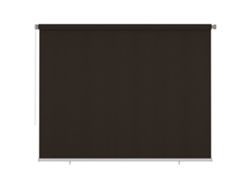 vidaXL Persiana enrollable de jardín HDPE marrón 300x230 cm