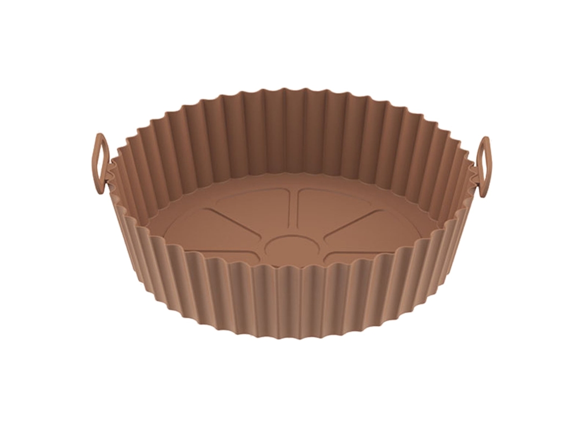 Moldes De Silicona Reutilizables Para Sartenes (20 Cm, Marrón) - Antiadherentes Y Resistentes Al Calor.