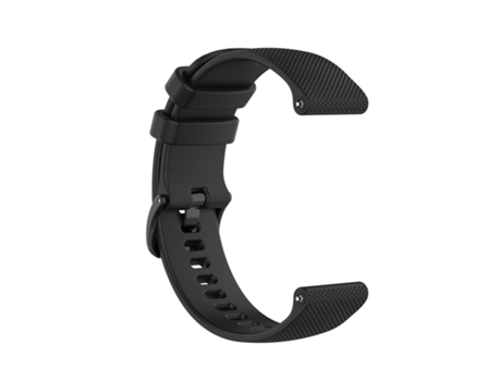 Correa de Reloj de Silicona Negro 20 mm Garmin Venu, Vivomove, Move, Vivoactive, Forerunner, Approach S40 INF