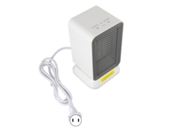 Mini Calefactor Eléctrico De Mesa, 3 Niveles, Ptc, Oscilación De 35°, Control Táctil, Enchufe Estadounidense De 110 V.