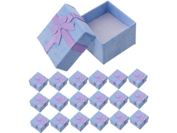Cajas Cartón Color Lavanda Joyería 24 Unidades Tapas Anillos Collares Pendientes