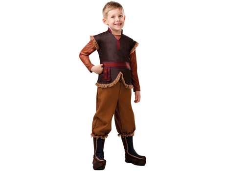 Disfraz de Niño RUBIE'S Frozen 2 Gold Anna (Poliéster - Tam: 7-8 Años)