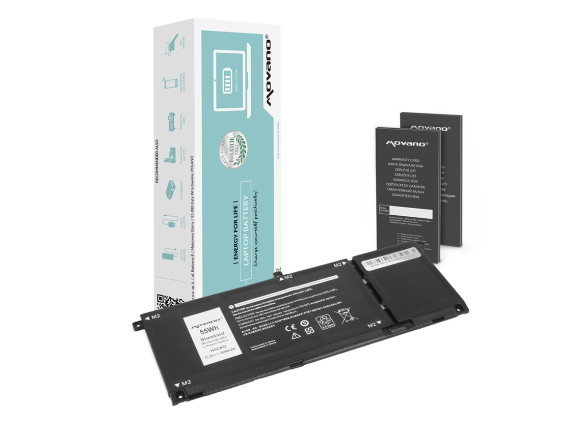 Movano Batería para Dell Latitude 15 3510 Inspiron 13 7306 15.2V