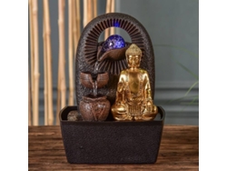 Fuente de Agua ZEN'LIGHT Bhava (Marrón - 15x20x25 cm - Resina)