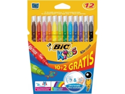 Rotuladores para colorear BIC 10+2 Kid Couleur