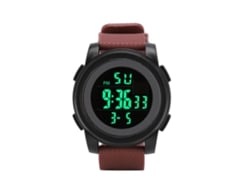 Pulsera Deportiva Electrónica Luminosa Impermeable De Moda Al Aire Libre Con Dial Grande Kak Roja