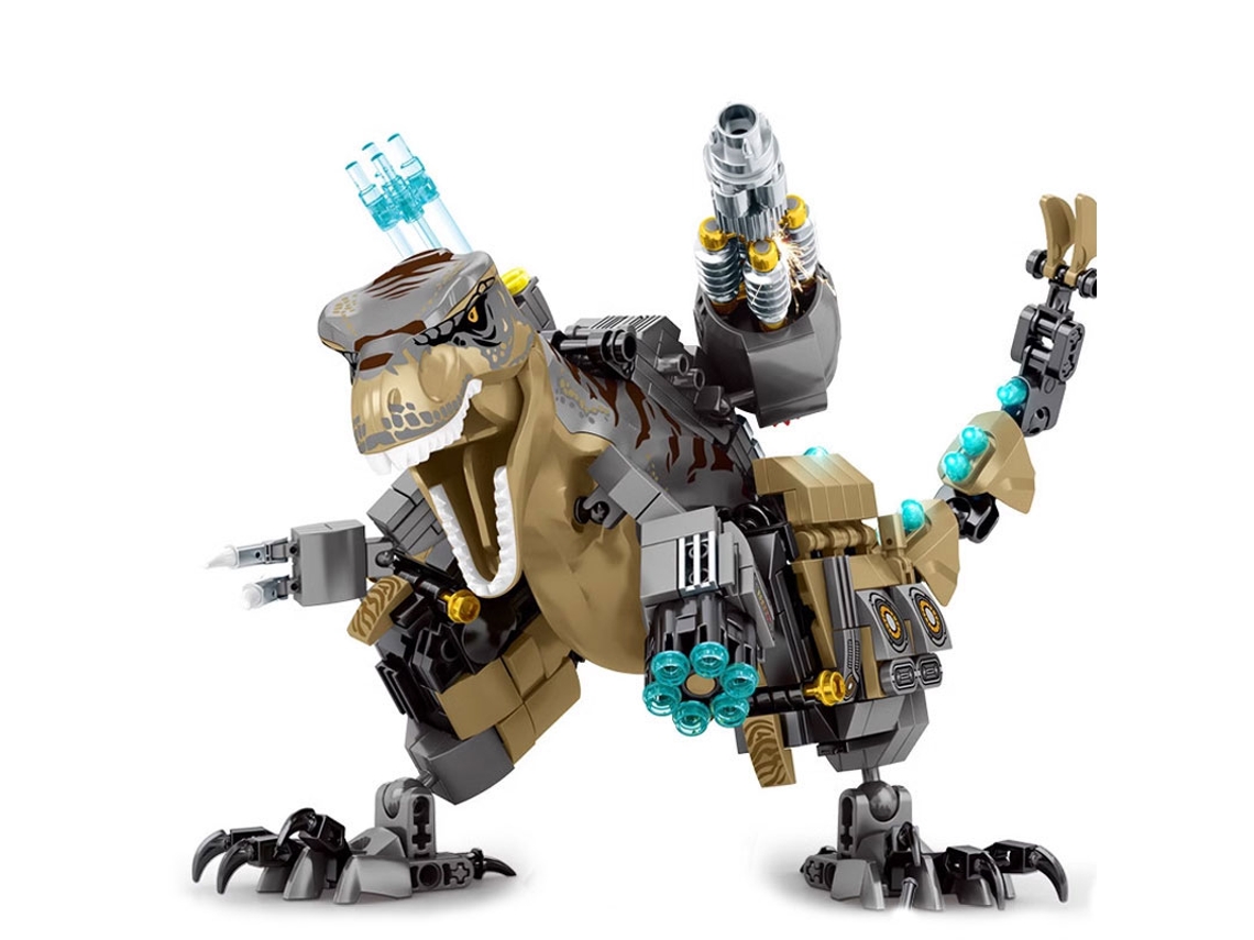 Juguete de construcción de Tyrannosaurus Rex, rompecabezas de dinosaurios, modelo para armar para niños.