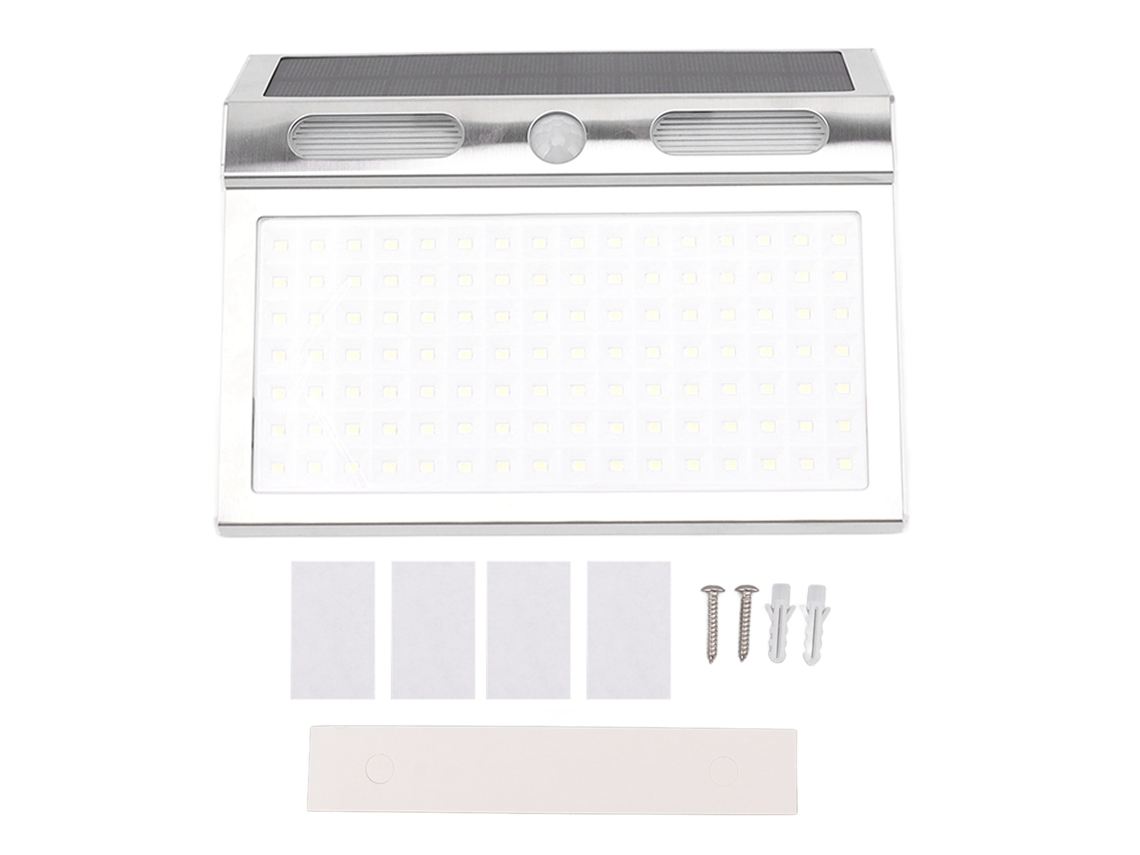 Lámpara Solar De Pared Con Sensor De Movimiento, Led, 112 W, Resistente Al Agua Ip65, Para Jardín/puerta.