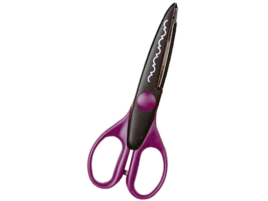 Tijera de Contorno WEDO Corte Barroco Longitud: 160 Mm Violeta