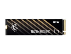 Unidad SSD Spatium M470 Pro PCIe 4.0 NVMe M.2 de 1 TB PCI Express 4.0 3D Nand MSI