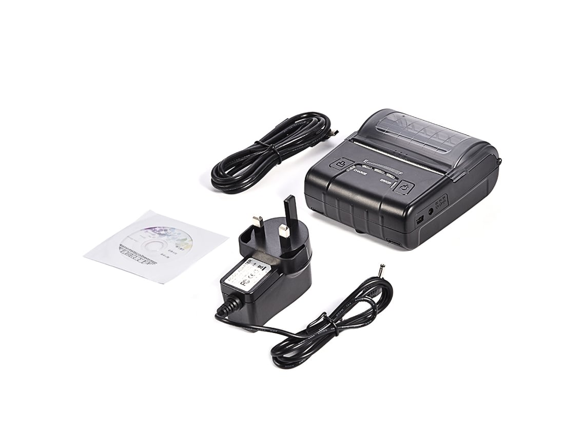 Impressora Portátil De Recibos Térmicos (conexão Usb, Impressão Bluetooth)