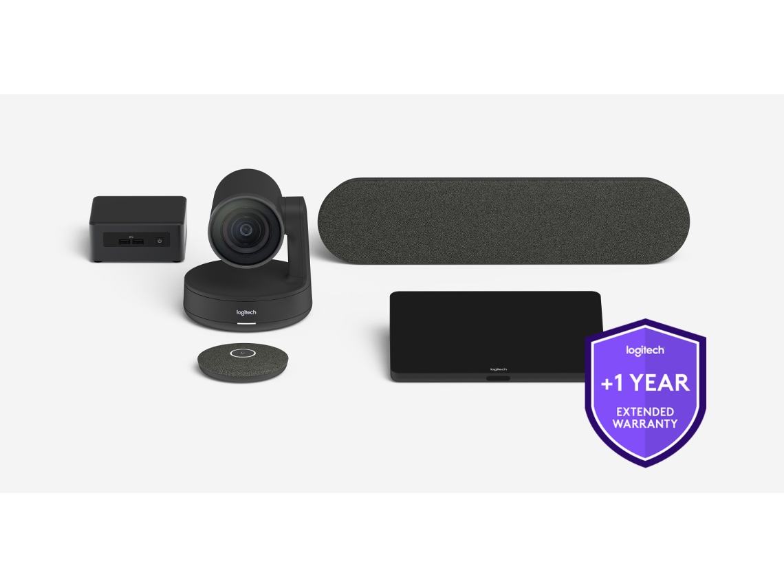 Garantía extendida de un año para la solución para salas medianas con Tap y Rally de Logitech