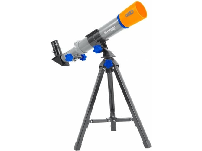Telescopio Compacto Para niños bresser junior optics 8840350 refractor 32x gris naranja 34 cm 180 55