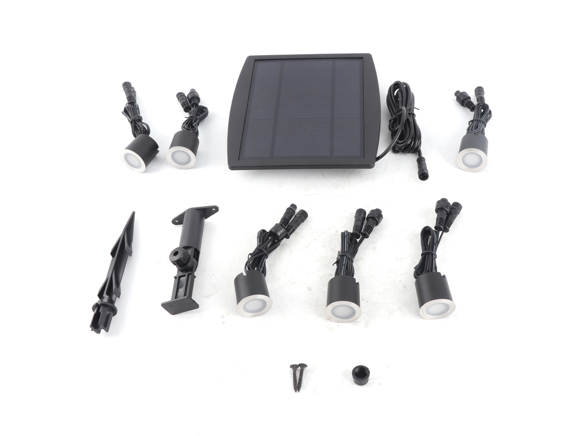 2026-lámparas De Terraza Solar 3.2v 0.2w 6 Piezas Ip65 Luz De Jardín Led Sensora Caliente Para Senderos Subterráneos