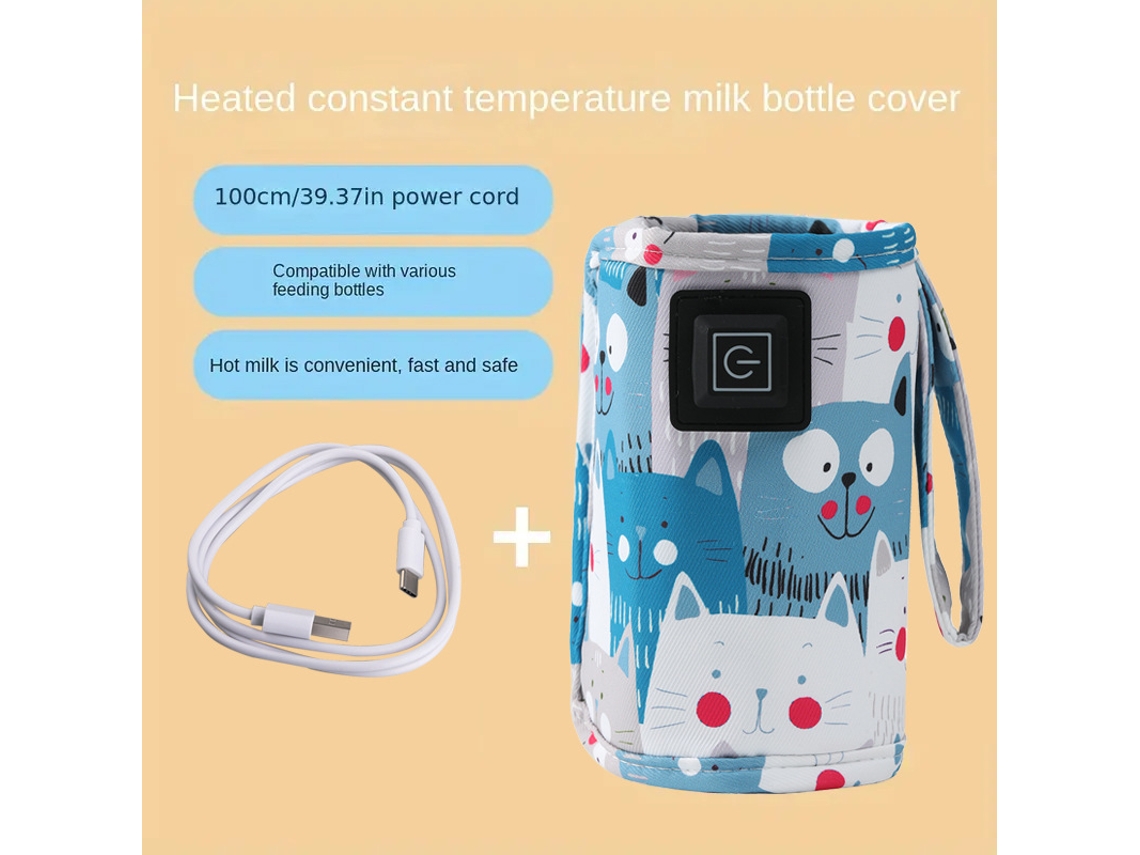 Calientabiberones Portátil Con Alimentación Usb, Especialmente Diseñado Para Biberones, Ideal Para Niños, Educativo Y Duradero.