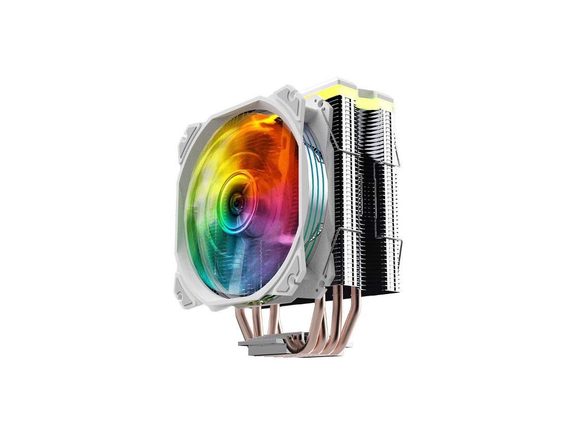 Ventilador PC NFORTEC CENTAURUS X CPU 4 pipes 120mm A-RGB PWM Blanco