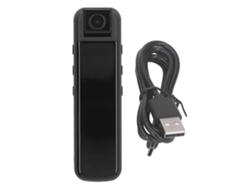 Minicámara Corporal Portátil 1080p Hd Con Visión Nocturna Y Detección De Movimiento Para Policía Y Seguridad.