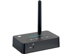 Adaptador De Audio Bluetooth 5.1 Nfc Con Entrada Aux De 3,5 Mm, Mini Mando A Distancia, Transmisor Y Receptor Para Música Y Televisión.