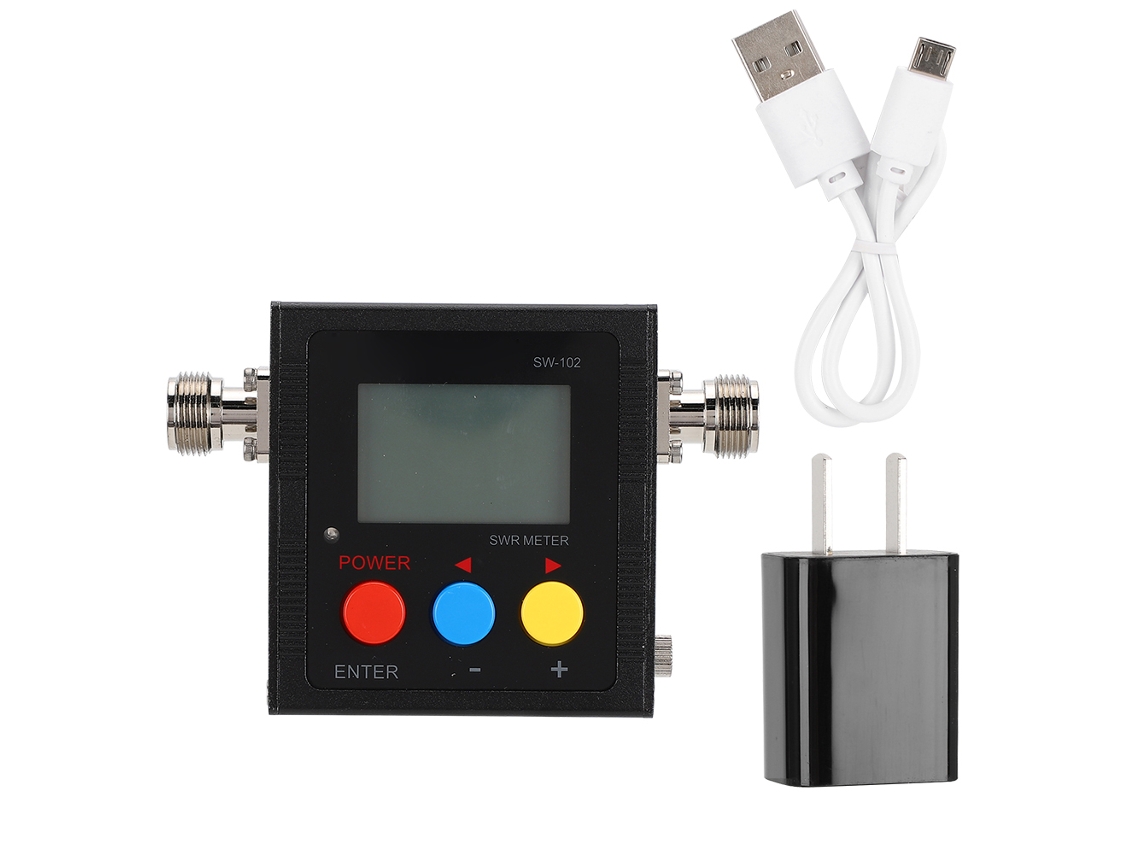 Medición digital portátil de ondas estacionarias UV con antena dual