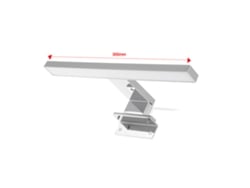 2026-luz Led Para Espejo Baño Luz De Gabinete Luz De Maquillaje Ip44 Blanco Neutro Longitud 300mm