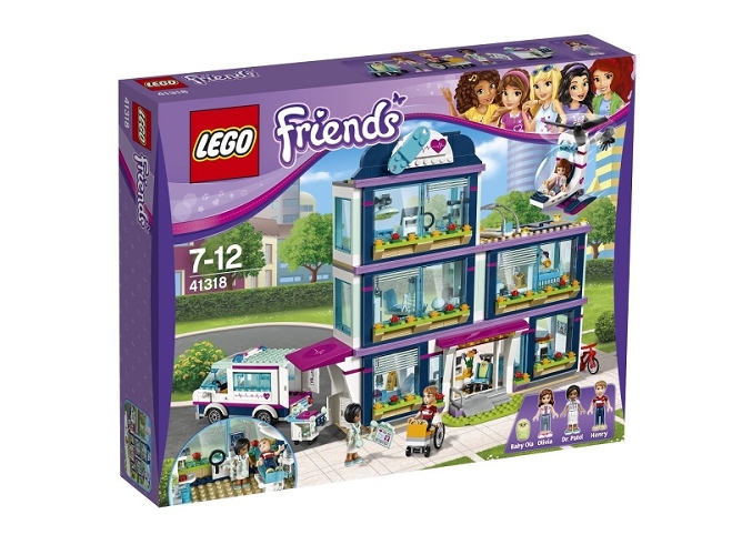 LEGO Friends: Hospital Heartlake 41318 (Edad Mínima: 7 - 871 Piezas)