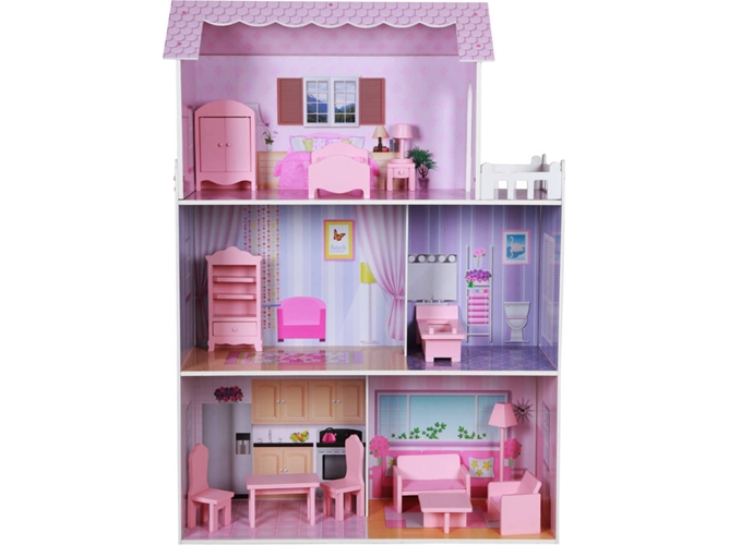 Casa de Muñecas COLORBABY Madera (80x31x113cm)