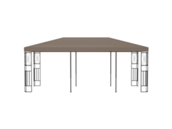 Gazebo de tela gris parduzco de 6 x 3 m Wsd502937 Lovely Home