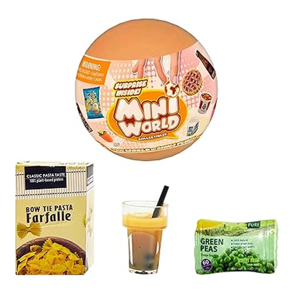 Bizak Mini World Kit Esencial, Cápsulas Con 72 Mini Alimentos P25
