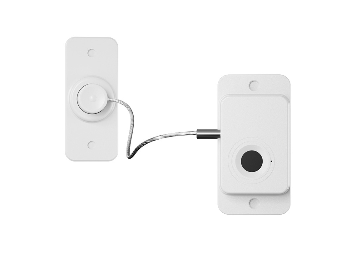 Cerradura Eléctrica Multifuncional Para Puerta De Gabinete, Cajón Y Ventana (blanca) Con Huella Dactilar