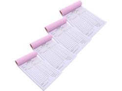 Talonario De Recibos Autocopiativos Para Clientes, 2 Copias, 4 Hojas De Papel Para Pequeñas Empresas.