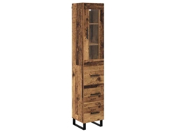 Aparador | Buffet de madera antigua 34,5 x 34 x 180 cm Madera tratada