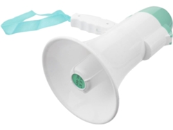 Megáfono Portátil Con Forma De Trompeta, Micrófono De Grabación, Amplificador De Voz Y Función De Sirena De Alarma.