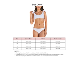 Bikini blanco de dos piezas sin espalda, elástico y transpirable, talla M