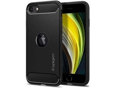 Carcasa Apple SPIGEN iPhone Se 2020 Rígida Negro