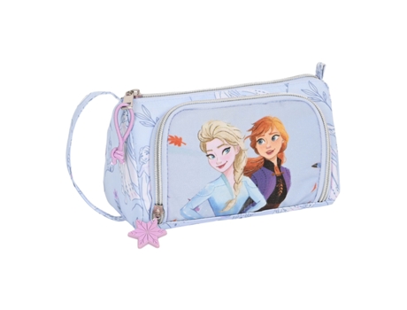 Estuche Escolar con Accesorios Frozen Believe 20 x 11 x 8.5 cm Lila (32 Piezas)