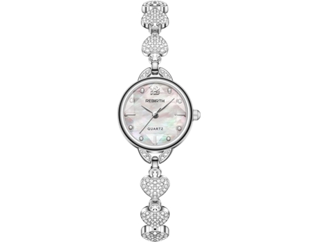VEANXIN Pulsera de diamantes Relojes de pulsera para mujer-Plata