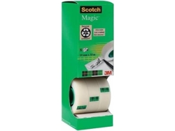 Cinta Adhesiva 3M Scotch Magic Invisible (8 Unidades)