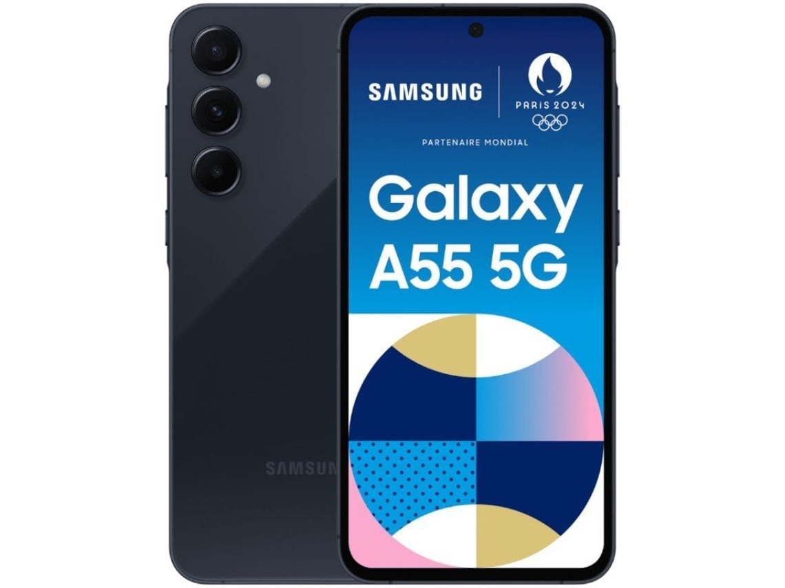Smartphone Galaxy A55 5G (6.6'' - 8 GB - 128 GB - Negro Eclipse)