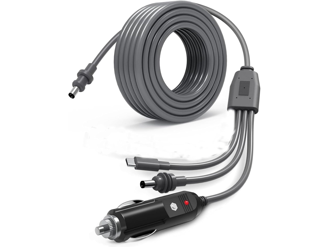 Cable De Alimentación Y Carga Usb-c Dc-dc Resistente Al Agua De 3 Metros