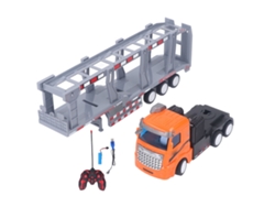 2026-camión Remolque Rc Transportador De Coches 2 Pisos Con Luz Y Sonido Control Remoto Para Niños Juguete Educativo