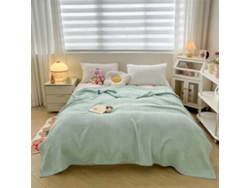Una Manta De Algodón Ligera Y Transpirable, Ideal Para Climas Cálidos La Decoración Del Dormitorio, Que Ofrece Experiencia Cómoda Refr...