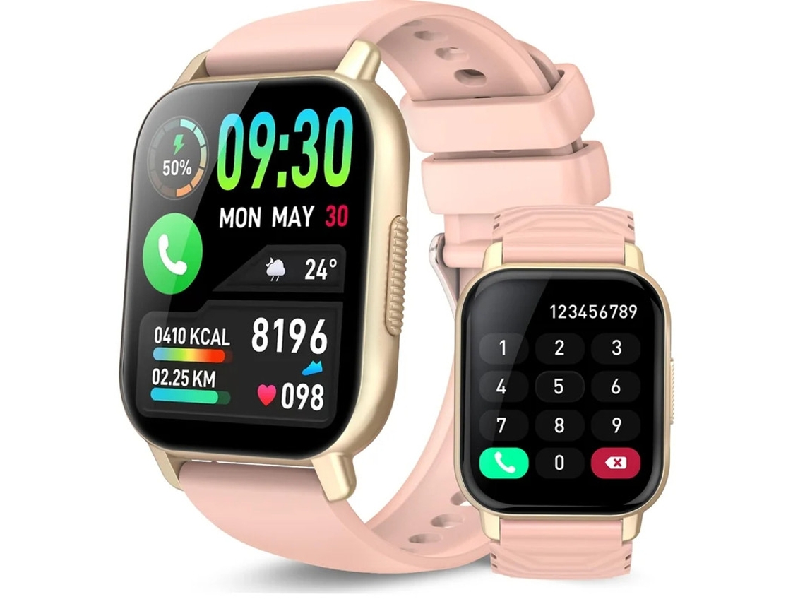 Reloj inteligente Yizhood para hombre y mujer, con llamadas Bluetooth, pantalla HD de 1,85 pulgadas, resistente al agua IP68, 112 modos de actividad.