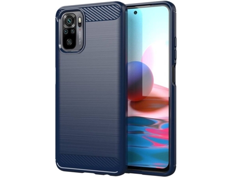 Funda Xiaomi Redmi Note 10/10S LMOBILE Carbon (Azul)