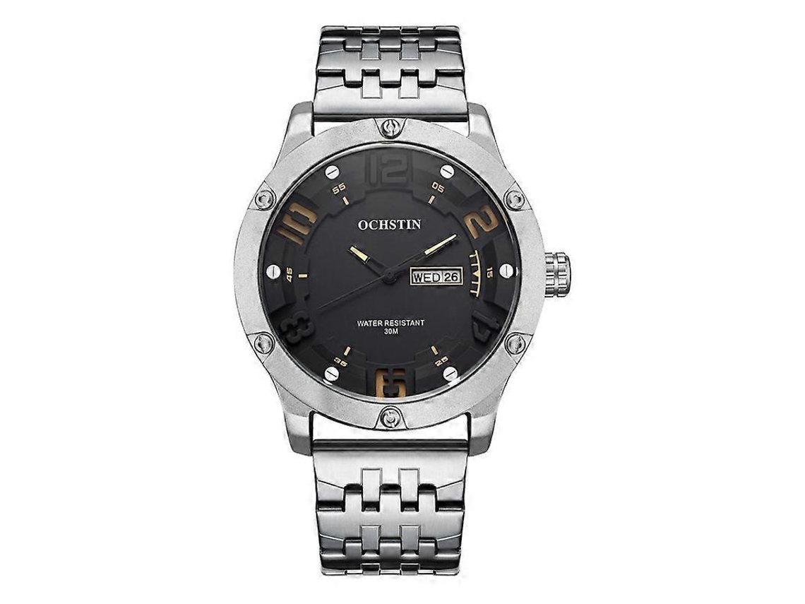 Reloj de moda Ochstin 7255 para hombre con pulsera de acero y fecha, cuarzo Hengrongshen