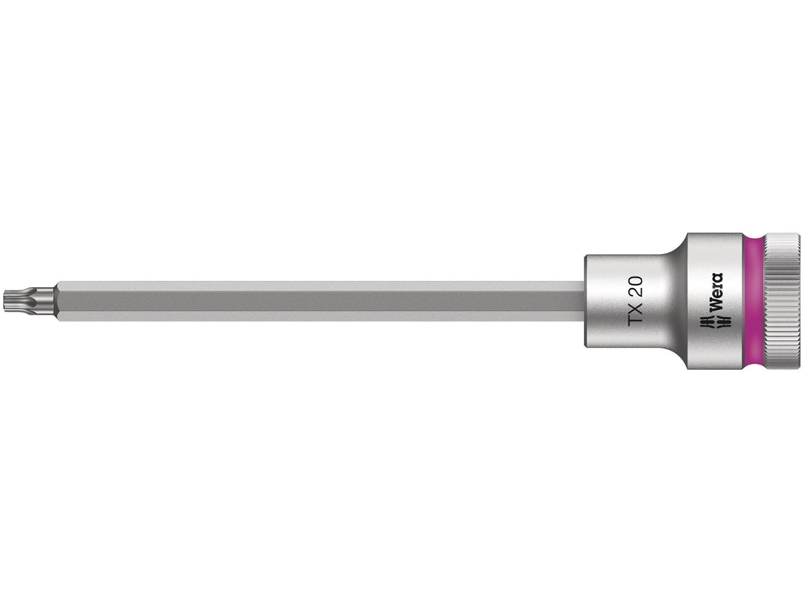 Vaso de punta Zyklop con función de retención 1/2" 8767 C HF TORX 20 x 140 mm WERA 05003850001