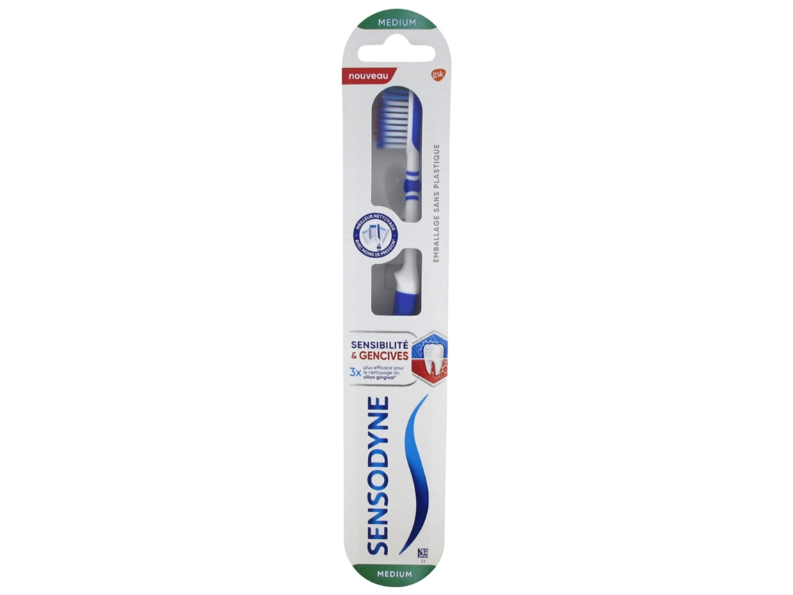 Cepillo de Dientes Sensibilidad Y Encías Medio Color: Añil SENSODYNE