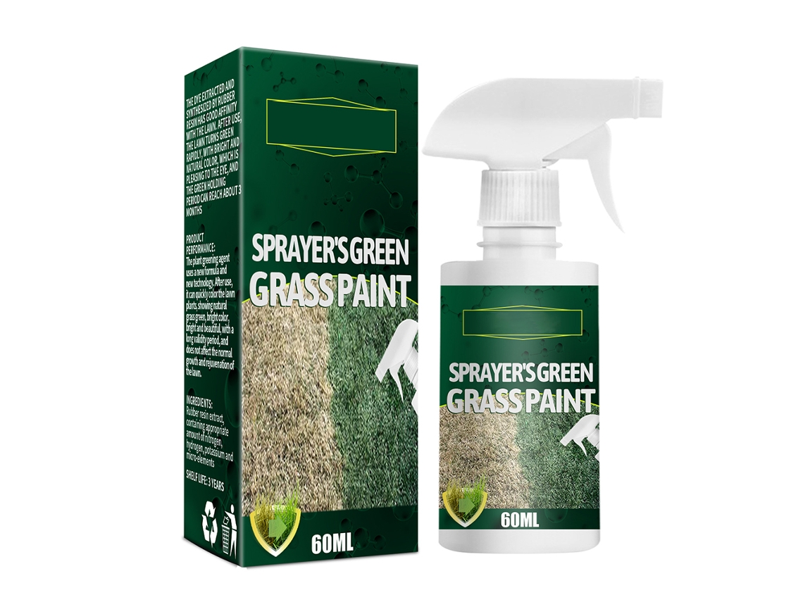 Agente Para Reverdecer El Césped, Spray De 60 Ml Para El Cuidado Del Jardín Y El Hogar. Nutrientes Fáciles De Aplicar.