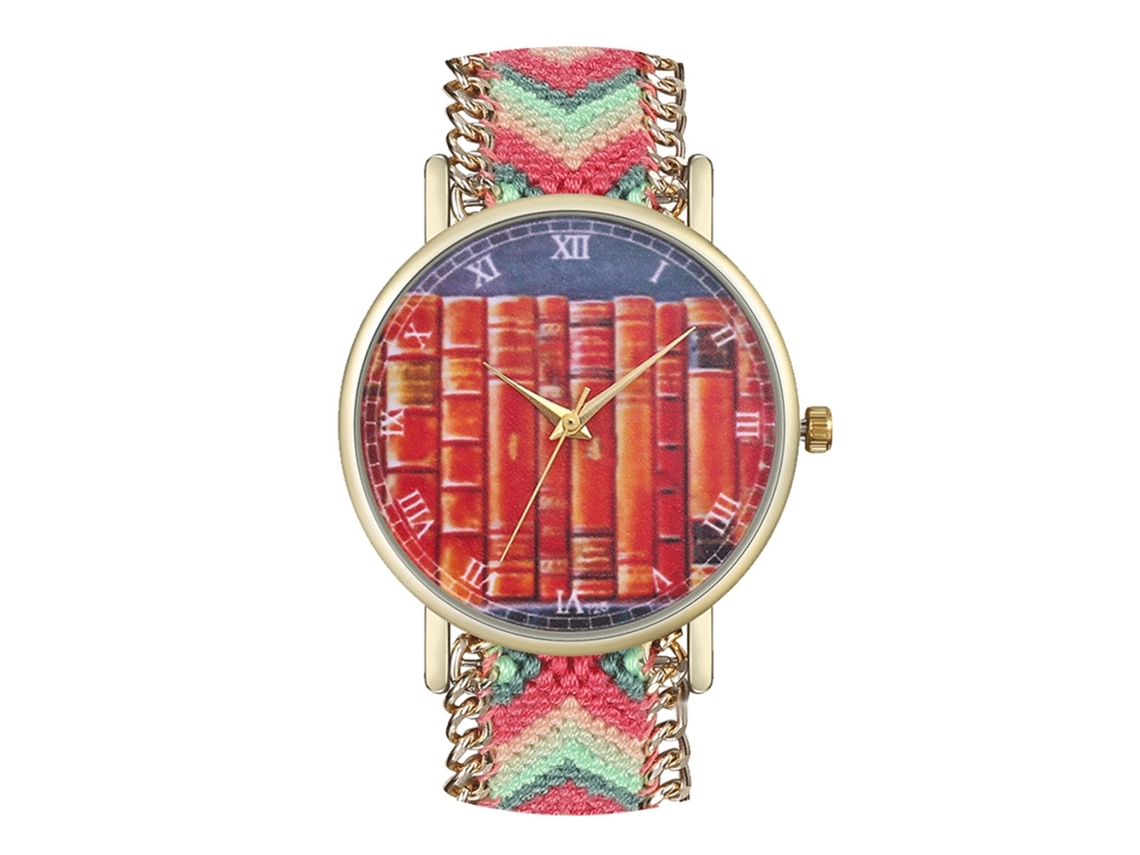 Reloj De Pulsera Unisex De Cuarzo, Estilo Casual, Con Correa De Alambre Tejido, Para Hombres Y Mujeres.