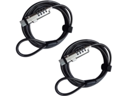 2 Candados Usb Antirrobo Con Contraseña, Seguridad Para Portátiles.